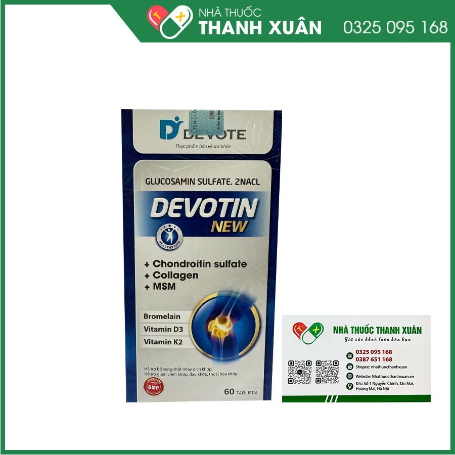DEVOTIN New - Hỗ trợ bổ sung chất nhầy dịch khớp